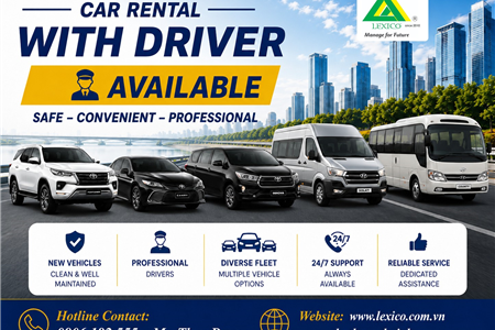 Car Rental with Professional Drivers - LEXICO 
